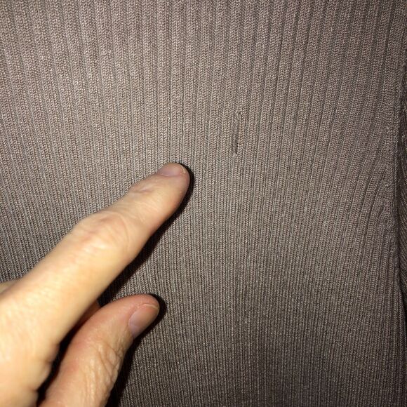 Lauren Michelle Woman 2X Beige Taupe Faux Fur Open Front Cardigan Sweater Duster - Picture 7 of 10